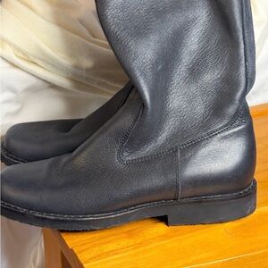 Roots Black Leather Boots
